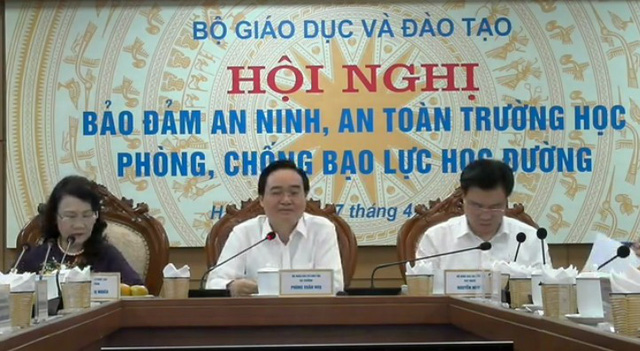 Hình ảnh Hội nghị bảo đảm an ninh, an toàn trường học, phòng chống bạo lực học đường