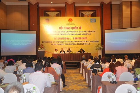 Hội thảo quốc tế: Phát triển năng lực cán bộ quản lý giáo dục Việt Nam trong bối cảnh cách mạng công nghiệp 4.0